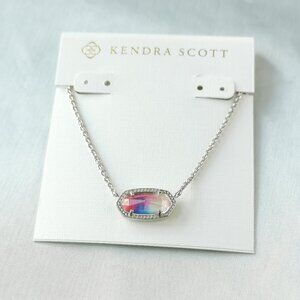 Kendra Scott Silver Red Necklace Modern Elegance